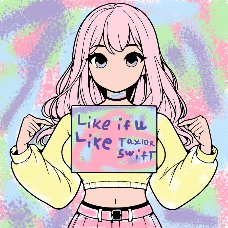 girl holding a blank sign in a long sleeve crop top