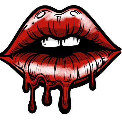 lips that look realistic and drip