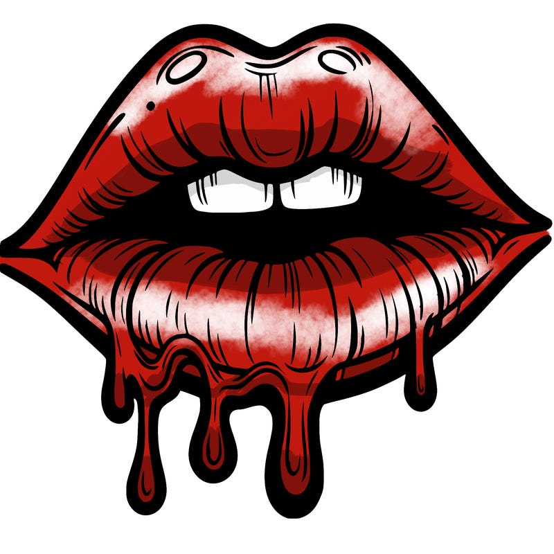lips that look realistic and drip