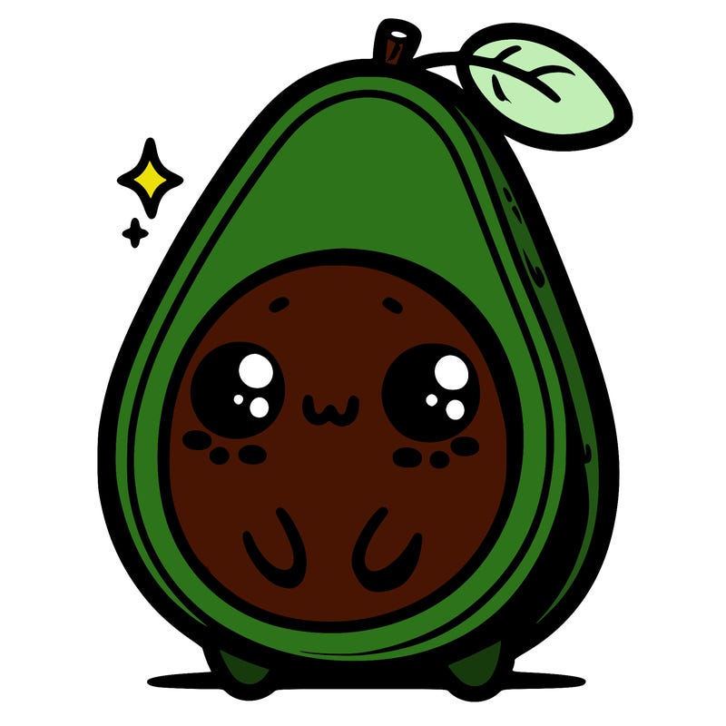 cute avocado