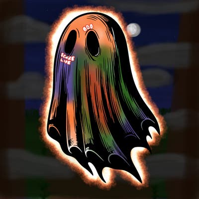 realistic creepy ghost