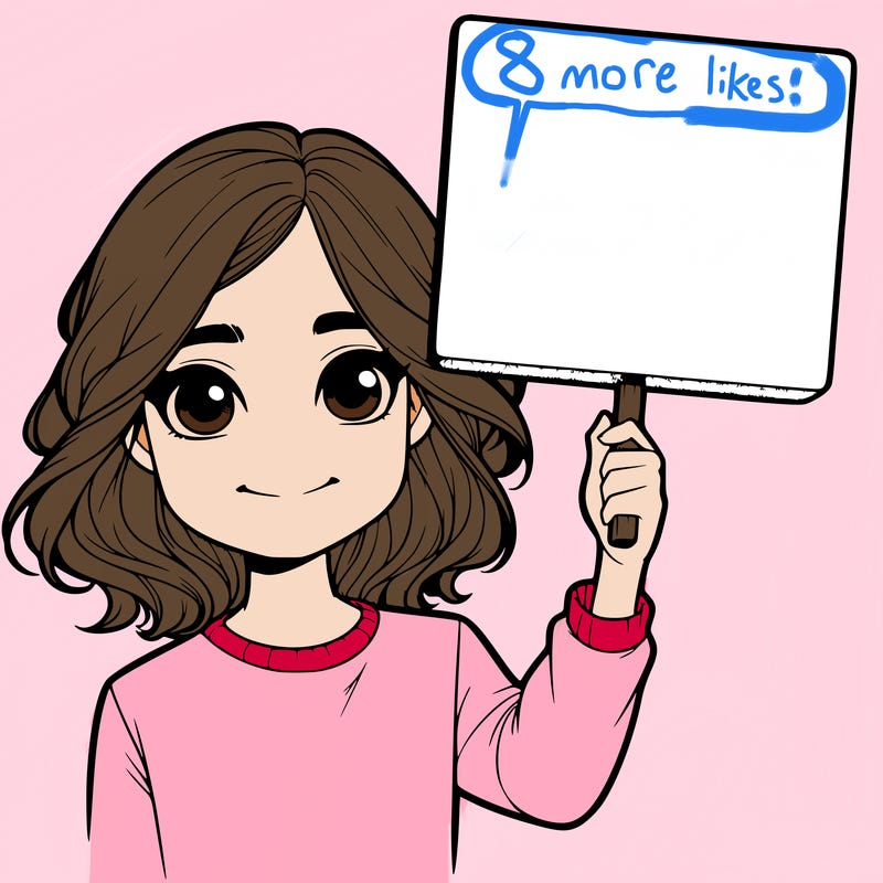 realistic girl holding up a sign