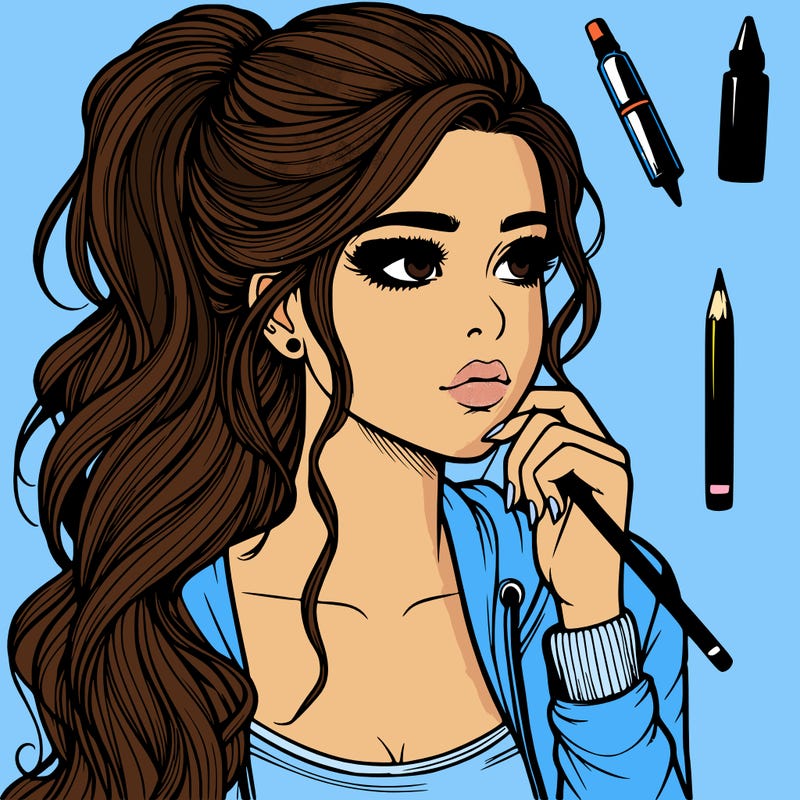 realistic teenage pretty