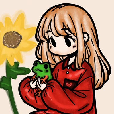 girl with long hair and a oversized shirt. and she is holding a frog