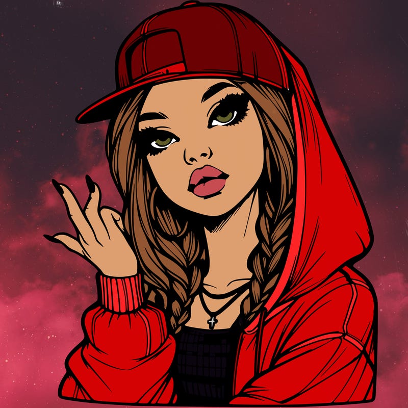 realistic hip hop girl