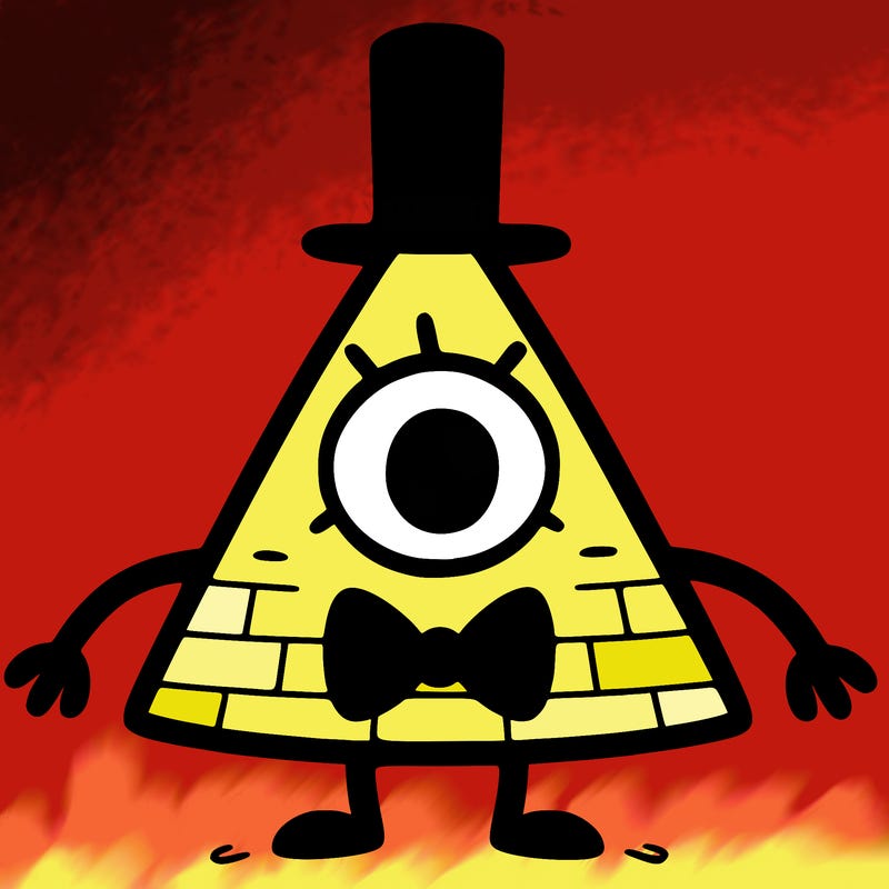 bill cipher from gravity falls