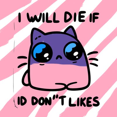 a cat that will die if we don’t get 10 likes