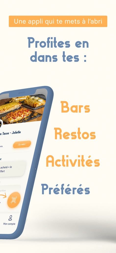 Carte Compass - Carte Compass mobile app showing discounts for bars, restaurants, and activities.