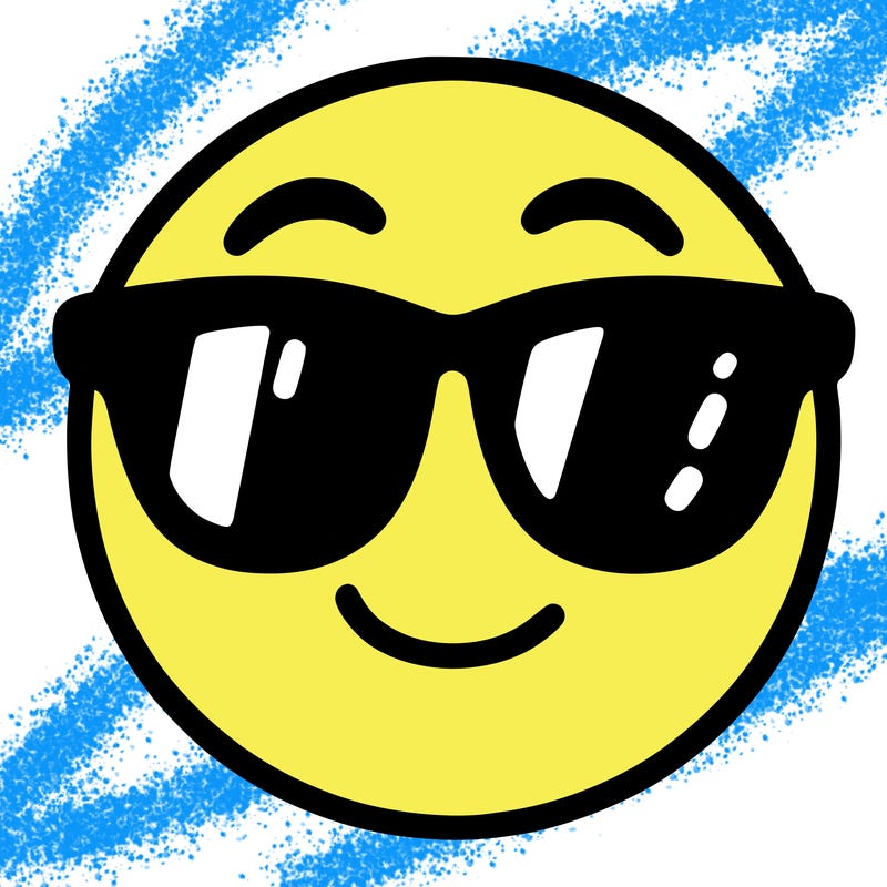 emoji with sunglasses