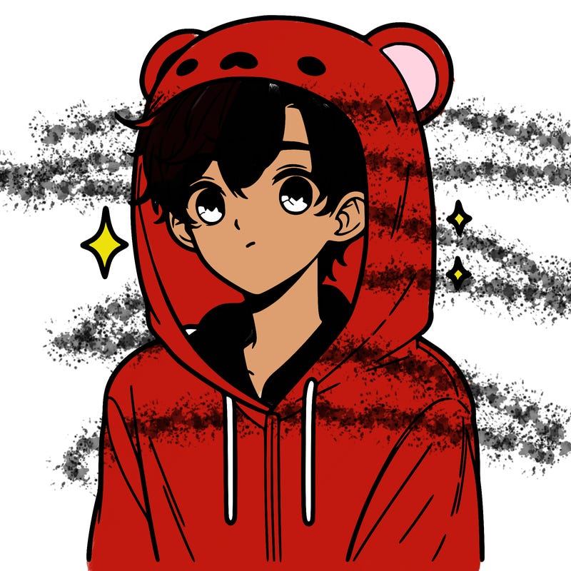 a 17 year old boy in a cute animal hoodie