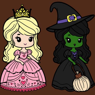 princess as a witch