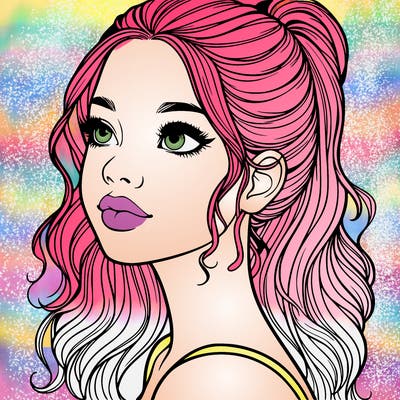 beautiful realistic girl