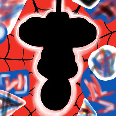 spiderman upside down