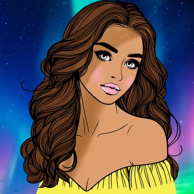 beautiful realistic girl