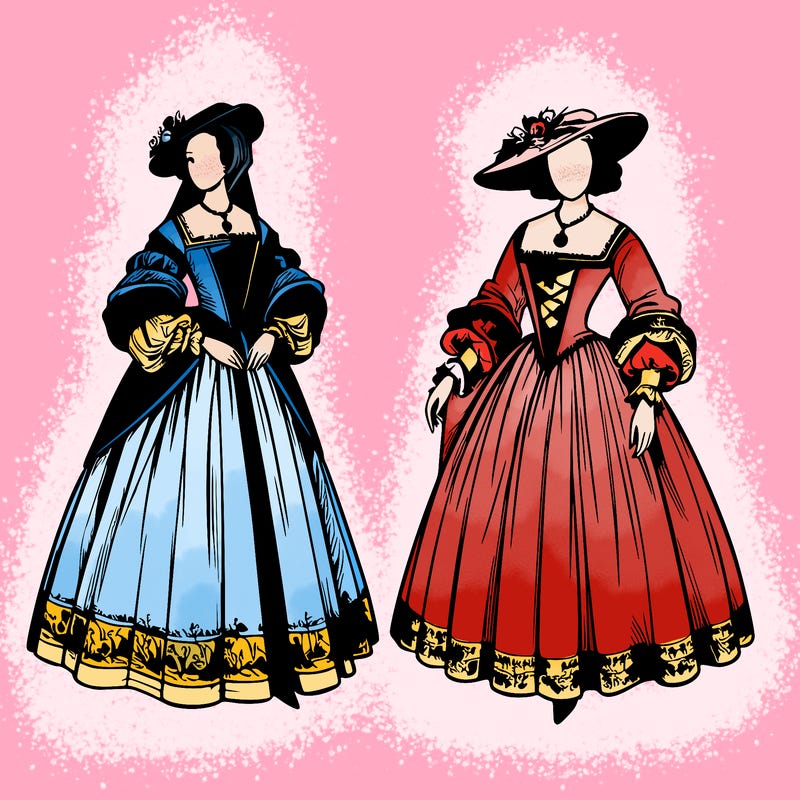 historical fashion lady