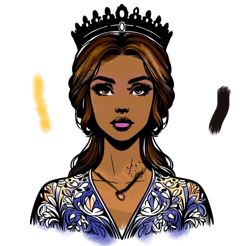 realistic beautiful queen