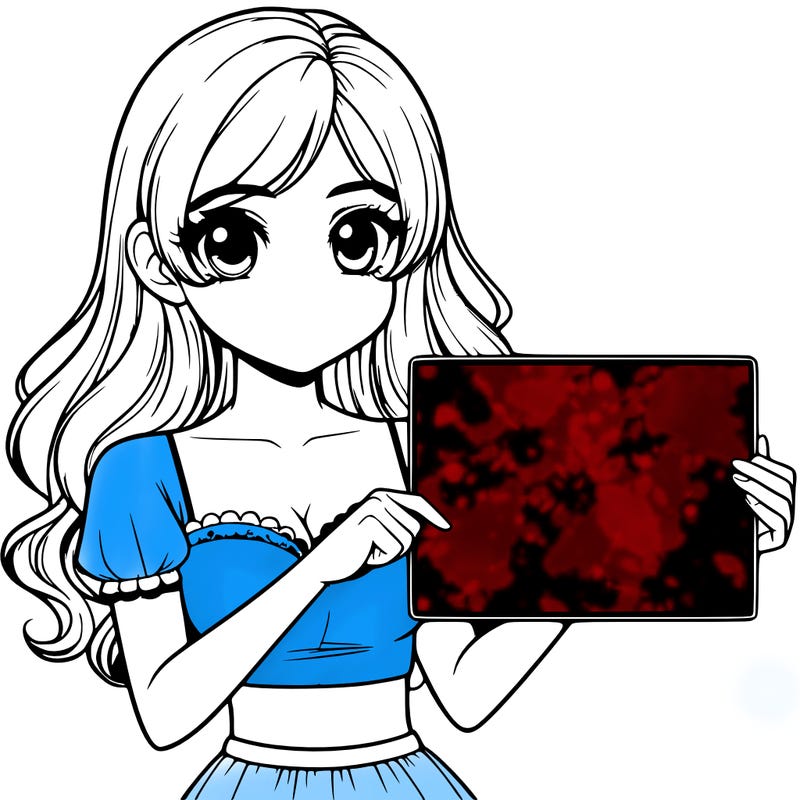 realistic pretty girl holding blank sign