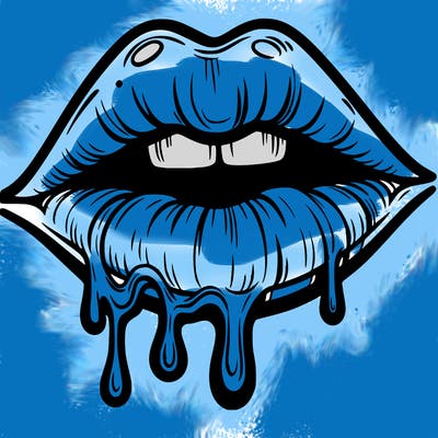 lips that look realistic and drip