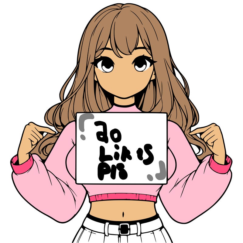 girl holding a blank sign in a long sleeve crop top