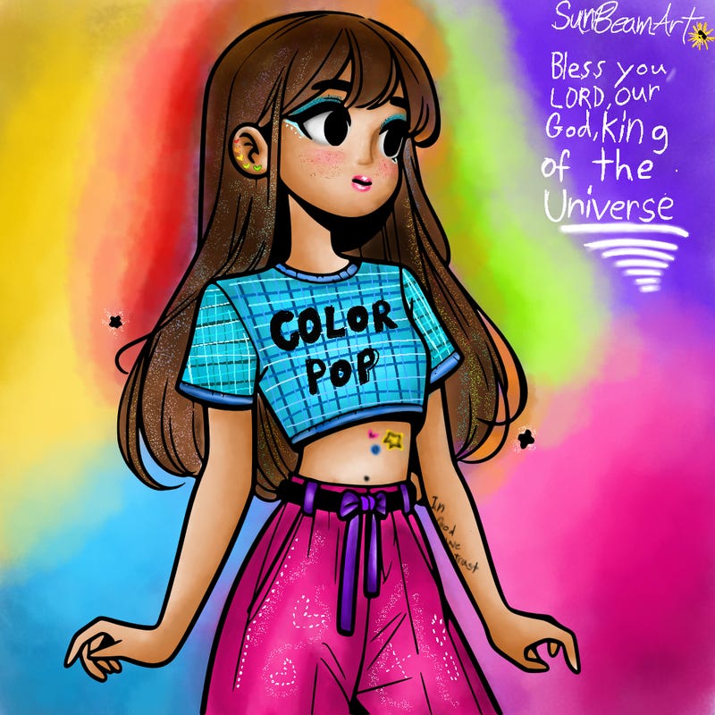 girl in a cute crop top