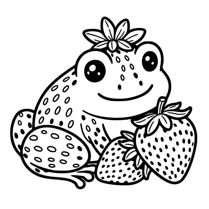 strawberry frog