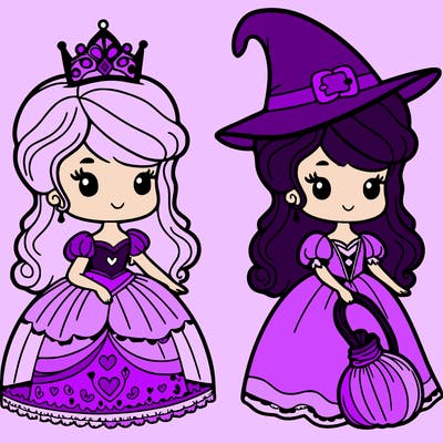 princess as a witch