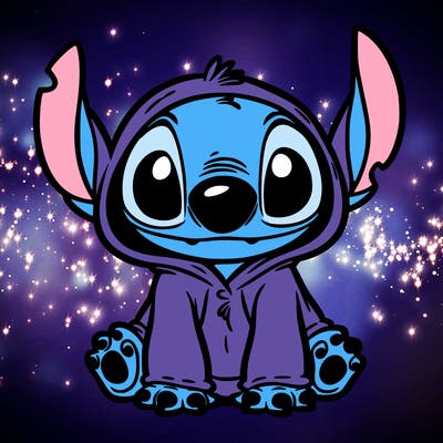 stitch in a dog costume