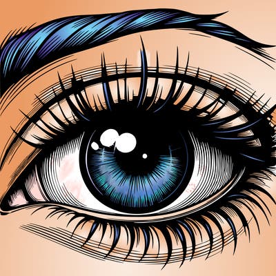 realistic eye