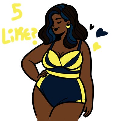 plus size woman bathing suit