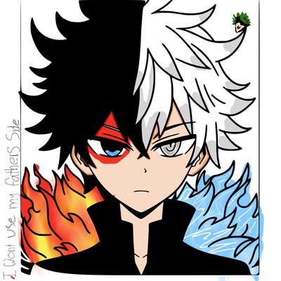 shoto todoroki in my hero academia