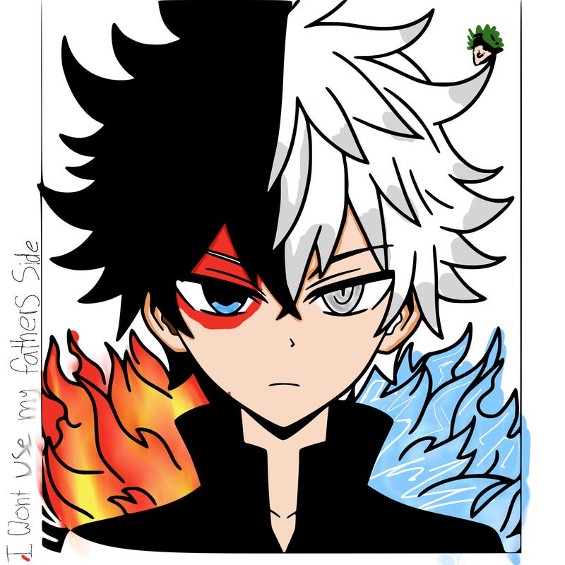 shoto todoroki in my hero academia