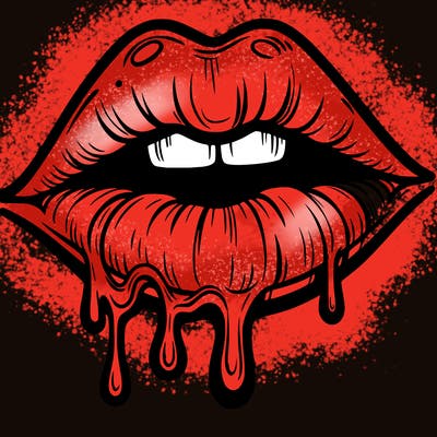 lips that look realistic and drip