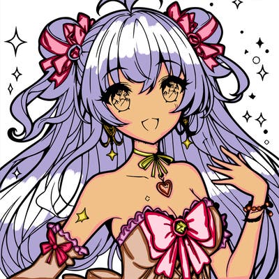 gorgeous anime magical girl