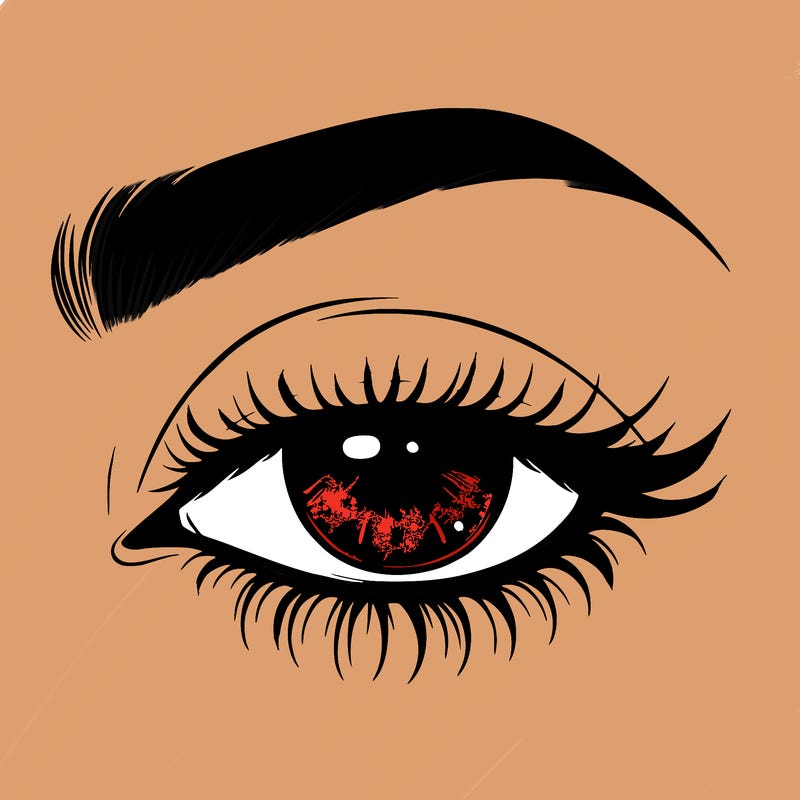 eye closed realistic