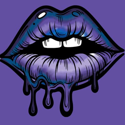 lips that look realistic and drip