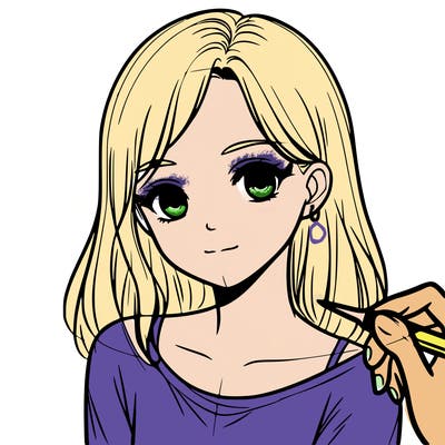 draw a realistic girl