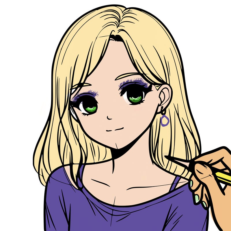 draw a realistic girl