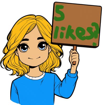 realistic girl holding up a sign