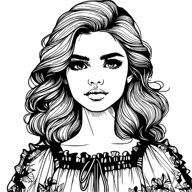 realistic preety girl