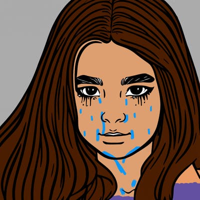 crying girl