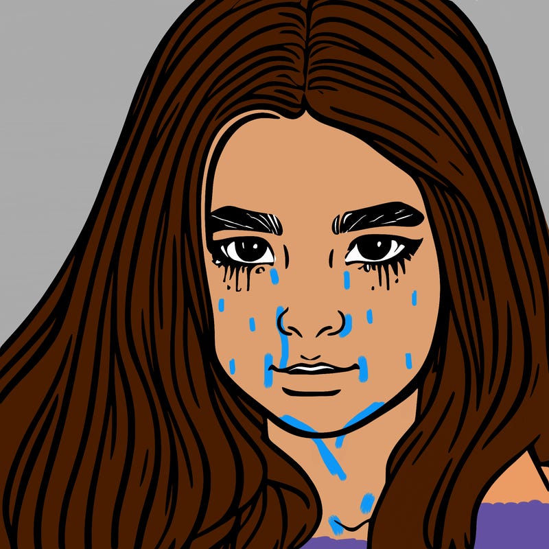 crying girl