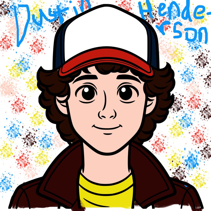 dustib henderson from stranger things