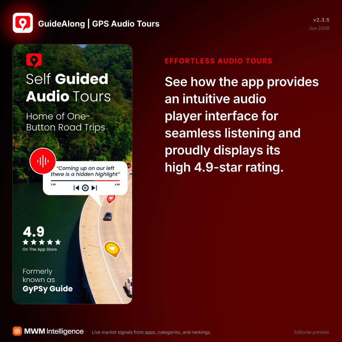 GuideAlong | GPS Audio Tours - Travel App | MWM
