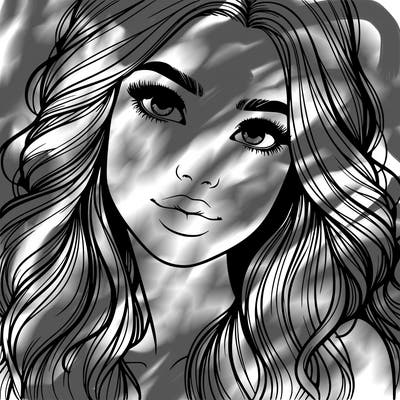 beautiful realistic girl