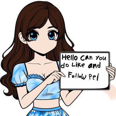 realistic pretty girl holding blank sign