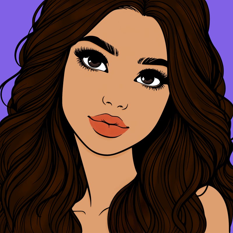 beautiful realistic girl