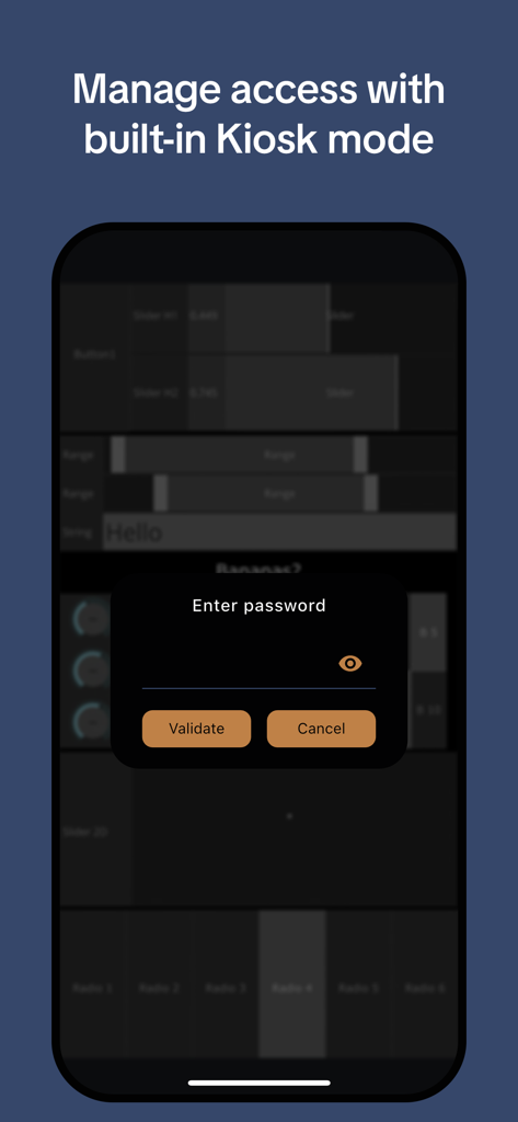 Remote Tools for TouchDesigner - Built in Kiosk mode password protection screen for interactive installations