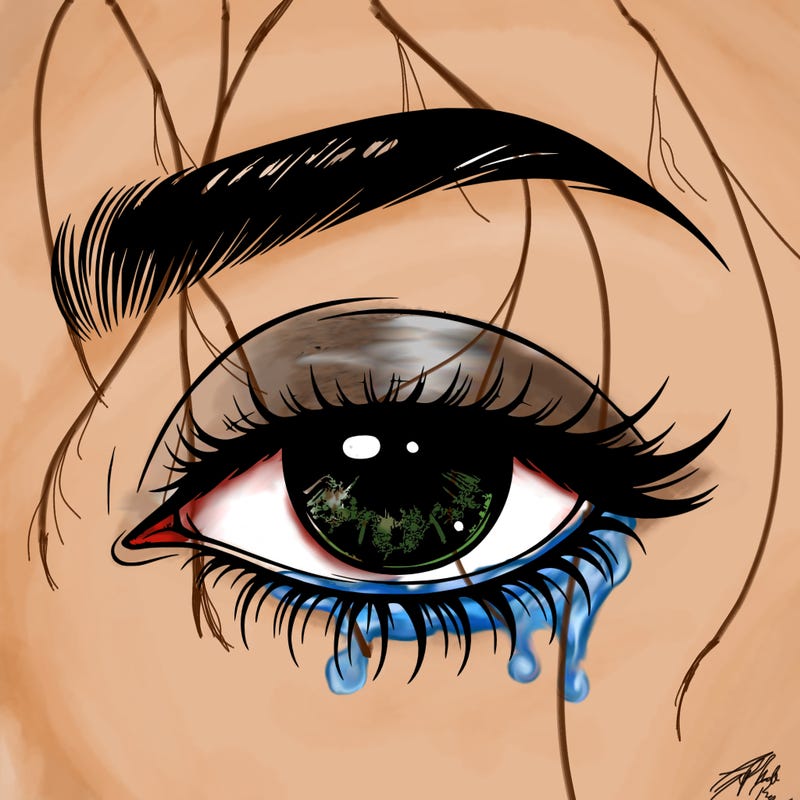 eye closed realistic