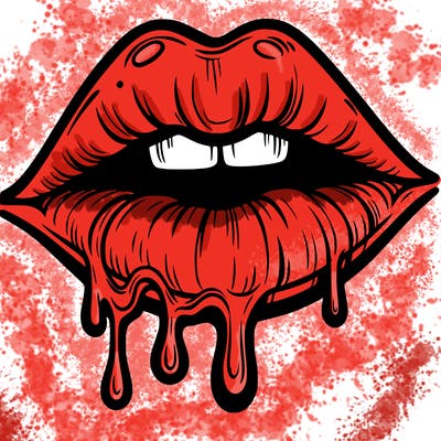 lips that look realistic and drip