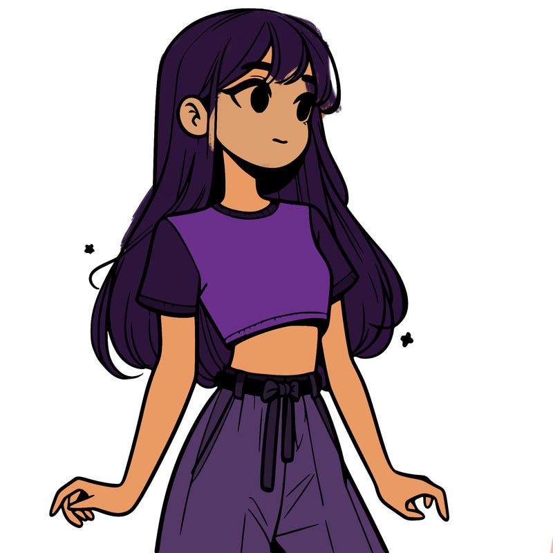 girl in a cute crop top